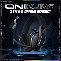 Наушники Onikuma GT826 (черный) - Превью изображения №3 — Интернет-магазин Time-Shop