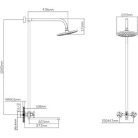 Душевая система  AV Engineering AVROL15-D35 - Превью изображения №2 — Интернет-магазин Time-Shop