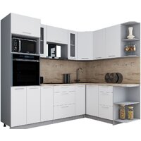 Интерлиния Мила Gloss 1.68x2.4 правая (белый софт/белый софт/травертин серый)