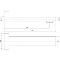 Излив Deante Cascada Nero NAC N82K - Превью изображения №2 — Интернет-магазин Time-Shop