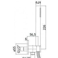 Душевой гарнитур  Paffoni Master ZDUP094NO - Превью изображения №2 — Интернет-магазин Time-Shop