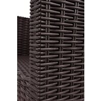 Скамейка ВПМ Ротанг 2-х местный 6199037 (темно-коричневый) - Превью изображения №5 — Интернет-магазин Time-Shop