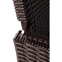 Скамейка ВПМ Ротанг 2-х местный 6199037 (темно-коричневый) - Превью изображения №7 — Интернет-магазин Time-Shop