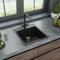 Кухонная мойка MAUNFELD Perla 460 MFQS-460B - Превью изображения №2 — Интернет-магазин Time-Shop