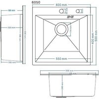 Кухонная мойка Schtoff Best Silver 6050 - Превью изображения №9 — Интернет-магазин Time-Shop