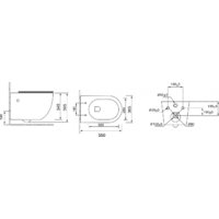 Унитаз подвесной Grossman Color GR-4411BBLS - Превью изображения №10 — Интернет-магазин Time-Shop