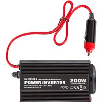 Автомобильный инвертор GEOFOX M 200W - Превью изображения №4 — Интернет-магазин Time-Shop