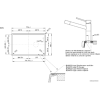 Кухонная мойка Blanco Elon XL 6 S-F (белый) 524857 - Превью изображения №6 — Интернет-магазин Time-Shop