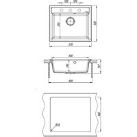 Кухонная мойка Lemark Hanka 9910015 (серый) - Превью изображения №3 — Интернет-магазин Time-Shop