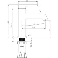 Смеситель Raglo R20.10.06 - Превью изображения №2 — Интернет-магазин Time-Shop