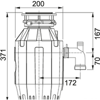 Измельчитель пищевых отходов Franke Turbo Elite TE-75 134.0535.241 - Превью изображения №2 — Интернет-магазин Time-Shop