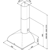 Кухонная вытяжка Smeg KS59AOE2 - Превью изображения №2 — Интернет-магазин Time-Shop