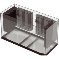 Аквариум Ferplast Dubai 100 led 190 л (черный) - Превью изображения №4 — Интернет-магазин Time-Shop