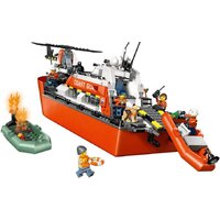 Конструктор LEGO City 60504 Спасательный катер и вертолет береговой охраны - Превью изображения №3 — Интернет-магазин Time-Shop