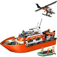 Конструктор LEGO City 60504 Спасательный катер и вертолет береговой охраны - Превью изображения №2 — Интернет-магазин Time-Shop