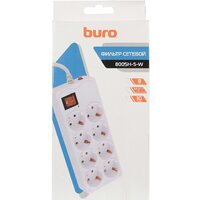 Сетевой фильтр Buro 800SH-5-W - Превью изображения №4 — Интернет-магазин Time-Shop
