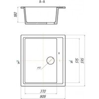 Кухонная мойка Saniteco Mare (оникс) - Превью изображения №10 — Интернет-магазин Time-Shop