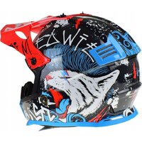 Мотошлем LS2 MX437 Fast 2 Mini Starmaw (S, черный) - Превью изображения №8 — Интернет-магазин Time-Shop