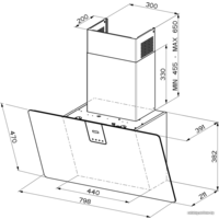 Кухонная вытяжка Faber Soft Edge Black Ingo A80 330.0597.526 - Превью изображения №5 — Интернет-магазин Time-Shop