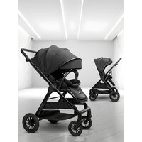 Коляска прогулочная «книга» Amarobaby Somnium AB25-10SOMNIUM/09 (черный) - Превью изображения №19 — Интернет-магазин Time-Shop