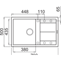 Кухонная мойка Elleci Unico 300 Bianco Antico 62 - Превью изображения №2 — Интернет-магазин Time-Shop