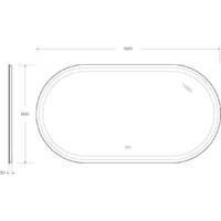  Cezares Зеркало CZR-SPC-GIUBILEO-1500-800-TCH-WARM - Превью изображения №5 — Интернет-магазин Time-Shop