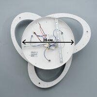 Припотолочная люстра BayerLux Монса 10386071 (белый) - Превью изображения №9 — Интернет-магазин Time-Shop