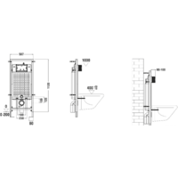 Унитаз подвесной WeltWasser Telbach 004 GL-WT + Marberg 507 SE (белый глянец/хром) - Превью изображения №6 — Интернет-магазин Time-Shop