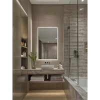 Зеркало с подсветкой  EMZE Rectangle 50х70 LED.50.70.4K (с подсветкой) - Превью изображения №8 — Интернет-магазин Time-Shop