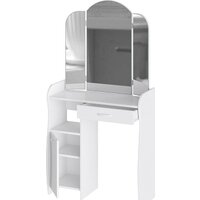 Туалетный столик с зеркалом Трия София Т1 (белый) - Превью изображения №2 — Интернет-магазин Time-Shop