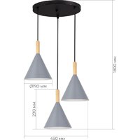 Подвесная люстра Evoluce SLE1255-433-03 - Превью изображения №4 — Интернет-магазин Time-Shop