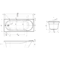 Ванна Ventospa Aqua 170x70 (с каркасом) - Превью изображения №6 — Интернет-магазин Time-Shop