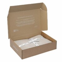 Простыня Tkano Essential TK24-SH0009 (серый/бежевый) - Превью изображения №2 — Интернет-магазин Time-Shop