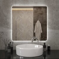  Teymi Зеркало Solli Oreol Pro 80x80 T20260 (подсветка, сенсор) - Превью изображения №4 — Интернет-магазин Time-Shop