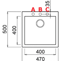 Кухонная мойка Elleci Quadra 102 Light Grey K97 - Превью изображения №2 — Интернет-магазин Time-Shop