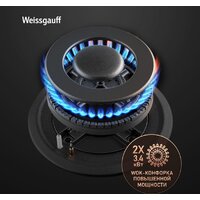 Варочная панель Weissgauff HGG 642 BGH Double Wok Timer - Превью изображения №12 — Интернет-магазин Time-Shop