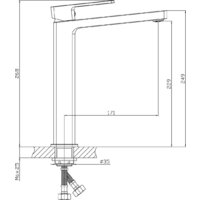 Умывальник Lauter 21393-70 + Cascade 21СК0655C + сифон 21635CH (хром) - Превью изображения №6 — Интернет-магазин Time-Shop