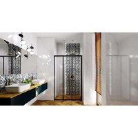 Душевая дверь Rea Alex 100 (черный/прозрачное стекло) - Превью изображения №5 — Интернет-магазин Time-Shop