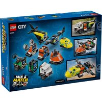 Конструктор LEGO City 60505 Ремикс самолёта, грузовика и судна на воздушной подушке - Превью изображения №10 — Интернет-магазин Time-Shop