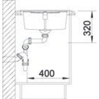 Кухонная мойка Blanco Metra XL 6 S 527123 (мягкий белый) - Превью изображения №6 — Интернет-магазин Time-Shop