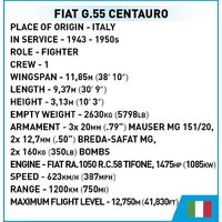 Конструктор Cobi Historical Collection WWII Fiat G.55 Centauro - Превью изображения №5 — Интернет-магазин Time-Shop