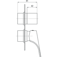 Смеситель без скрытого механизма Deante Hiacynt BXY 0QHM - Превью изображения №3 — Интернет-магазин Time-Shop