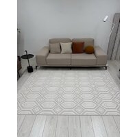 Ковер для жилой комнаты Radjab Carpet Поло Прямоугольник EN 262 12549RK (2x4, Cream) - Превью изображения №4 — Интернет-магазин Time-Shop