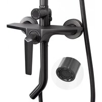 Душевая система  Hansberge H5068 (графит) - Превью изображения №4 — Интернет-магазин Time-Shop