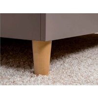 Кровать Mobi Амьен 11.44 160x200 (белый PE шагрень/веллюто капучино AG 707 ПВХ) - Превью изображения №3 — Интернет-магазин Time-Shop