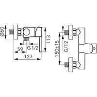 Смеситель Ferro Fiesta BFI7G - Превью изображения №2 — Интернет-магазин Time-Shop