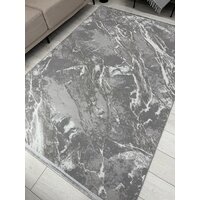 Ковер для жилой комнаты Radjab Carpet Афина Прямоугольник 9012A 12846RK (1.6x2.3, Grey/Grey) - Превью изображения №4 — Интернет-магазин Time-Shop