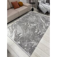 Ковер для жилой комнаты Radjab Carpet Афина Прямоугольник 9012A 12846RK (1.6x2.3, Grey/Grey) - Превью изображения №2 — Интернет-магазин Time-Shop