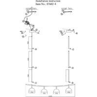 Подвесная люстра Kinklight Стиви 07652-4.19 (черный) - Превью изображения №3 — Интернет-магазин Time-Shop