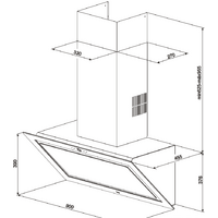Кухонная вытяжка TEKA DLV 985 (черный) [40437200] - Превью изображения №3 — Интернет-магазин Time-Shop